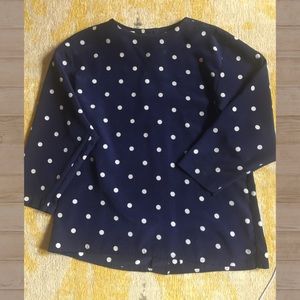 Vintage 80s Polka Dot Top